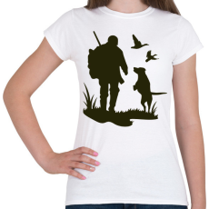 PRINTFASHION Vadászat - Női póló - Fehér