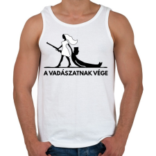 PRINTFASHION Vadászatnak vége - Férfi atléta - Fehér atléta, trikó