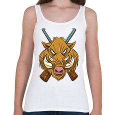 PRINTFASHION Vaddisznó - Női atléta - Fehér