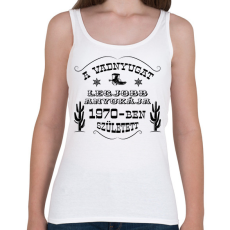 PRINTFASHION Vadnyugat legjobb anyukája - Évszámmal - Női atléta - Fehér