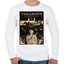 PRINTFASHION VAGABOND - Miyomato Musashi - Férfi hosszú ujjú póló - Fehér férfi póló