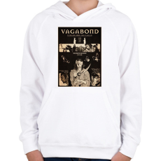 PRINTFASHION VAGABOND - Miyomato Musashi - Gyerek kapucnis pulóver - Fehér