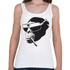 PRINTFASHION Vagány majom - Női atléta - Fehér