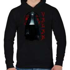 PRINTFASHION VALAK - Férfi kapucnis pulóver - Fekete férfi pulóver, kardigán