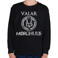 PRINTFASHION Valar Morghulis - Gyerek pulóver - Fekete gyerek pulóver, kardigán