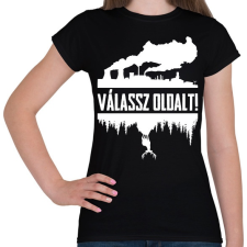 PRINTFASHION Válassz!  - Női póló - Fekete női póló