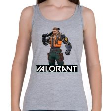 PRINTFASHION Valorant Breach - Női atléta - Sport szürke női trikó