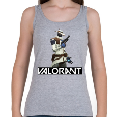 PRINTFASHION Valorant Cypher - Női atléta - Sport szürke