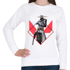 PRINTFASHION Valorant Cypher - Női pulóver - Fehér női pulóver, kardigán