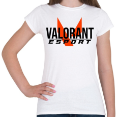 PRINTFASHION valorant e sport - Női póló - Fehér