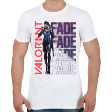 PRINTFASHION Valorant Fade - Férfi póló - Fehér