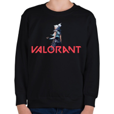 PRINTFASHION Valorant - Gyerek pulóver - Fekete gyerek pulóver, kardigán