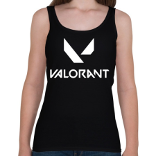 PRINTFASHION Valorant logo - Női atléta - Fekete női trikó