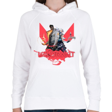 PRINTFASHION Valorant - Női kapucnis pulóver - Fehér női pulóver, kardigán