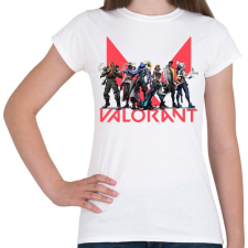 PRINTFASHION Valorant - Női póló - Fehér női póló