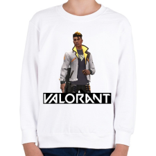 PRINTFASHION Valorant Phoenix - Gyerek pulóver - Fehér gyerek pulóver, kardigán