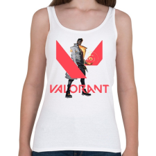 PRINTFASHION Valorant Phoenix - Női atléta - Fehér női trikó