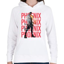 PRINTFASHION Valorant Phoenix - Női kapucnis pulóver - Fehér női pulóver, kardigán
