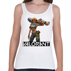 PRINTFASHION Valorant Raze - Női atléta - Fehér