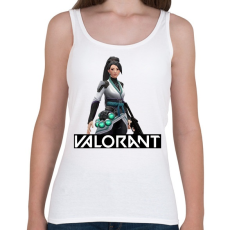 PRINTFASHION Valorant Sage - Női atléta - Fehér