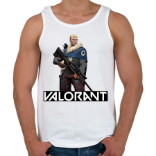 PRINTFASHION Valorant Sova - Férfi atléta - Fehér atléta, trikó