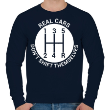 PRINTFASHION Váltó - Férfi pulóver - Sötétkék férfi pulóver, kardigán