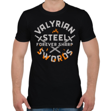 PRINTFASHION Valyrian acél kard - Férfi póló - Fekete férfi póló