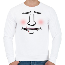 PRINTFASHION vampír2 - Férfi pulóver - Fehér férfi pulóver, kardigán