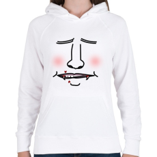 PRINTFASHION vampír2 - Női kapucnis pulóver - Fehér