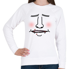PRINTFASHION vampír2 - Női pulóver - Fehér női pulóver, kardigán