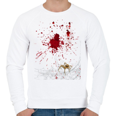 PRINTFASHION Vámpír jelmez - Férfi pulóver - Fehér