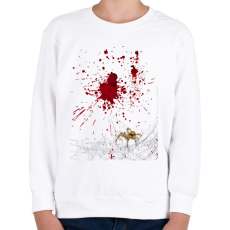 PRINTFASHION Vámpír jelmez - Gyerek pulóver - Fehér