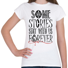 PRINTFASHION Vámpír Naplók - Some stories - Női póló - Fehér