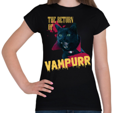 PRINTFASHION Vampurr - Női póló - Fekete