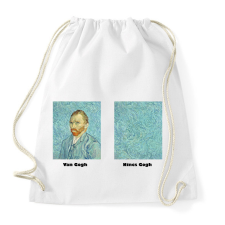 PRINTFASHION Van Gogh - nincs Gogh - Sportzsák, Tornazsák - Fehér tornazsák