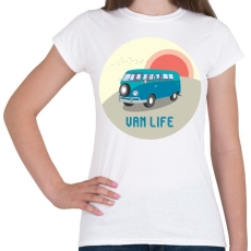 PRINTFASHION Van life 2 - Női póló - Fehér