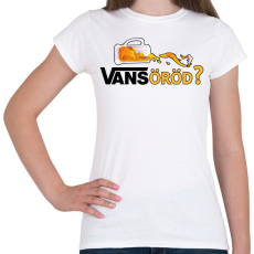PRINTFASHION Vansöröd? - Női póló - Fehér
