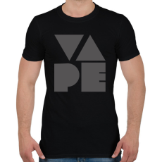 PRINTFASHION VAPE - Férfi póló - Fekete