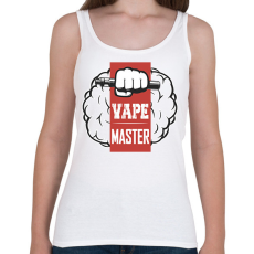 PRINTFASHION Vape master - Női atléta - Fehér