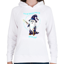 PRINTFASHION Varázslatos napot! - Női kapucnis pulóver - Fehér női pulóver, kardigán