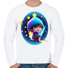 PRINTFASHION Varázslófiú - Férfi pulóver - Fehér férfi pulóver, kardigán