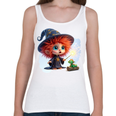 PRINTFASHION Varázslófiú sárkánnyal - Női atléta - Fehér