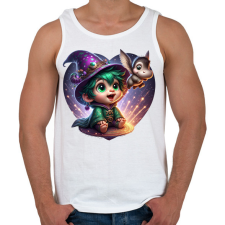 PRINTFASHION Varázslófiú vízilóval - Férfi atléta - Fehér atléta, trikó