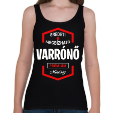 PRINTFASHION Varrónő prémium minőség - Női atléta - Fekete női trikó