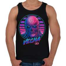 PRINTFASHION Vecna - Férfi atléta - Fekete atléta, trikó