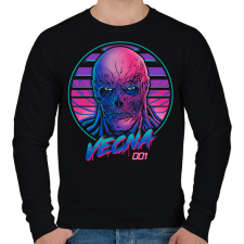 PRINTFASHION Vecna - Férfi pulóver - Fekete férfi pulóver, kardigán
