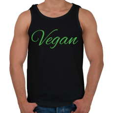 PRINTFASHION vegan - Férfi atléta - Fekete