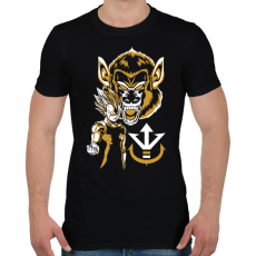 PRINTFASHION VEGETA 1 - Férfi póló - Fekete