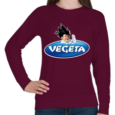 PRINTFASHION Vegeta - Női pulóver - Bordó női pulóver, kardigán