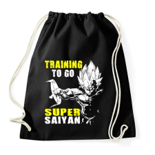 PRINTFASHION Vegeta SS final - Sportzsák, Tornazsák - Fekete tornazsák
